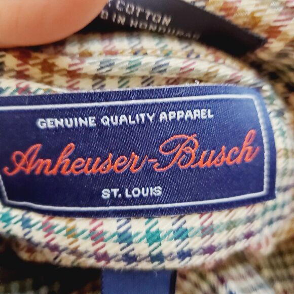 Anheuser-BuschST. LOUIS Long Sleeve Button Down Shirt Size Large - Picture 8 of 8